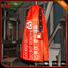 Elecpopular High Quality Crane Controller Lockout Bag with Warning Labels 230mmx400mm